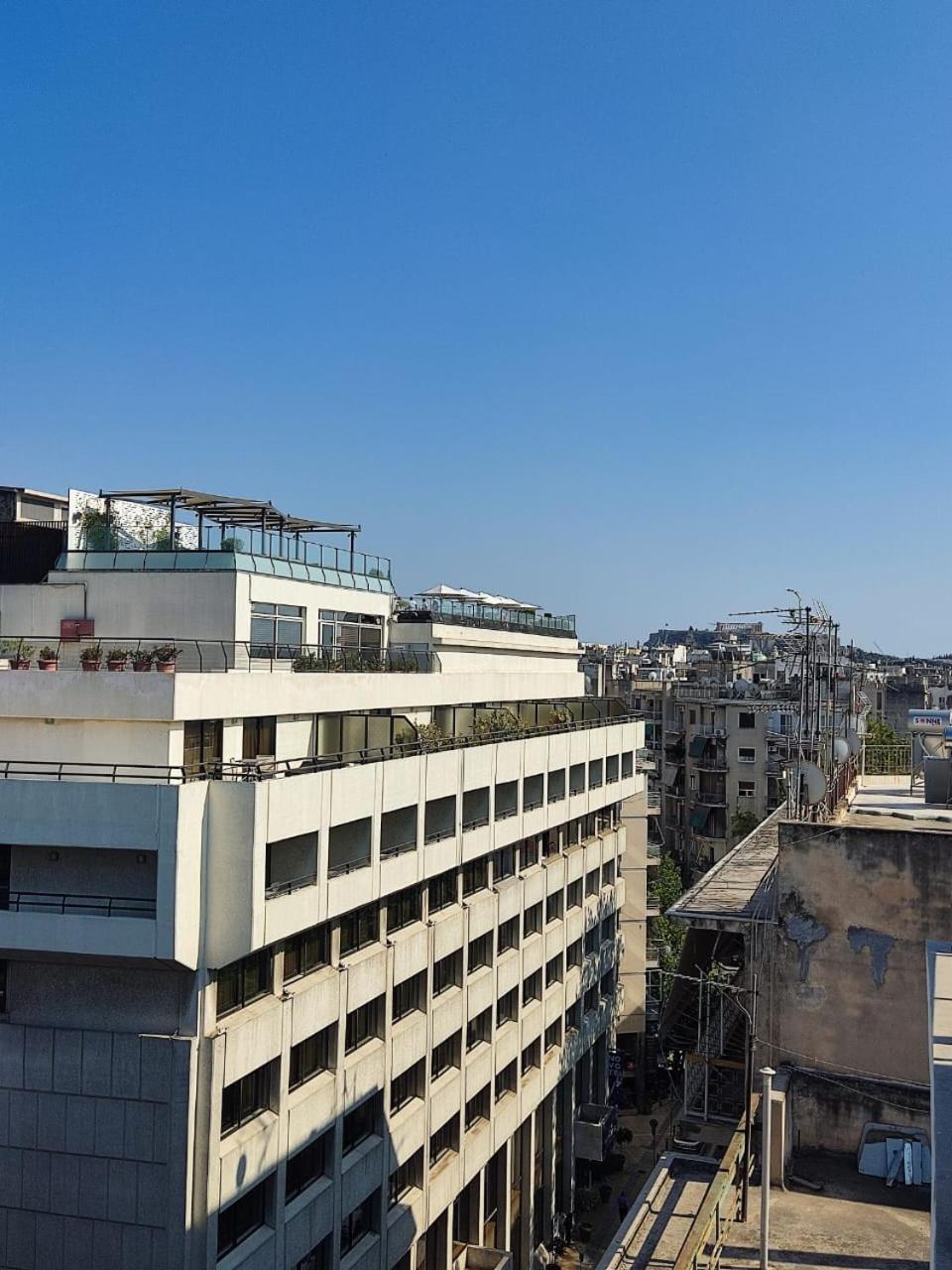Voda Luxury Residence #401 - Acropolis View Rooftop Афины Экстерьер фото